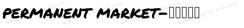 permanent market字体转换